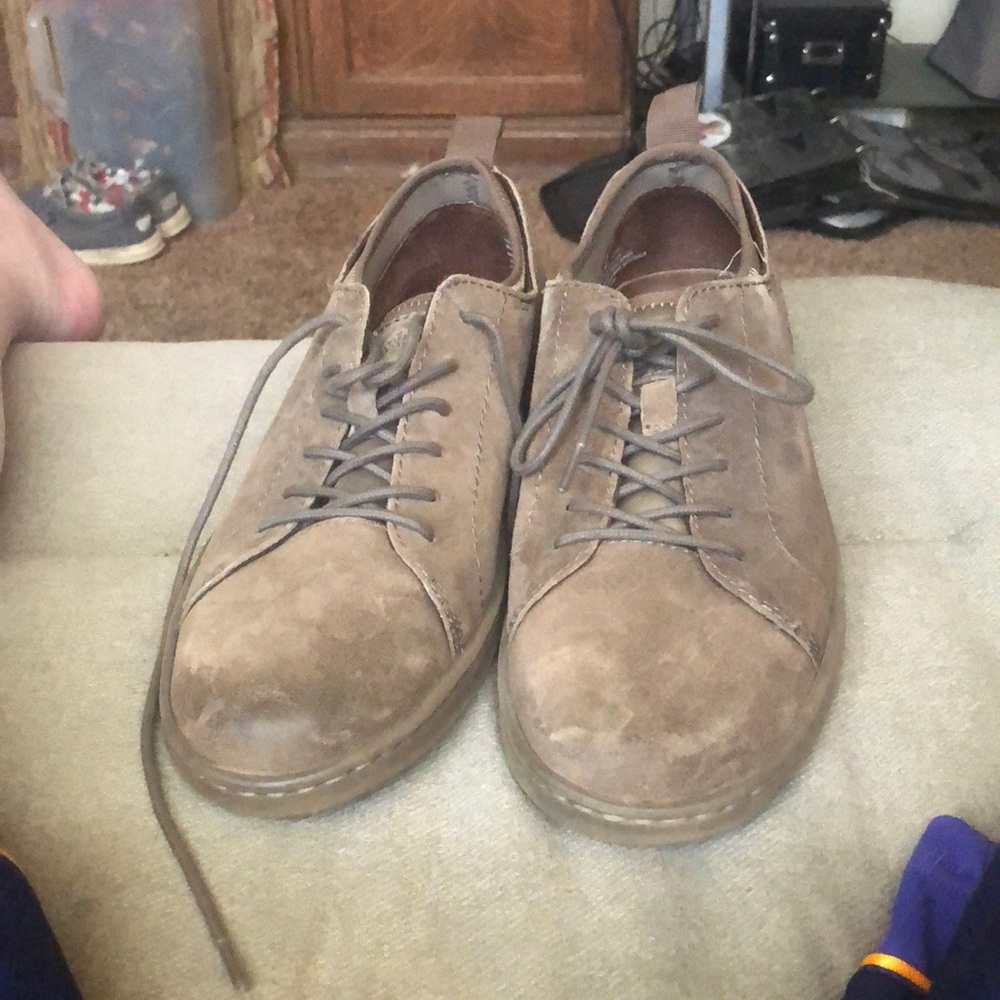 Born Suede Oxfords with Lace-Up Design